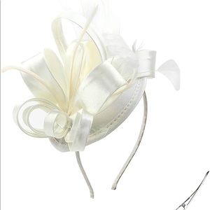 Fascination hat with clip and headband attachment